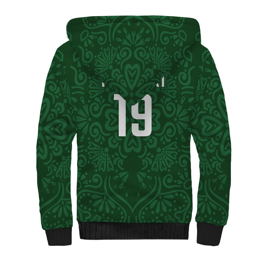Custom Pakistan Cricket Sherpa Hoodie Shaheens Crescent Star Spirit