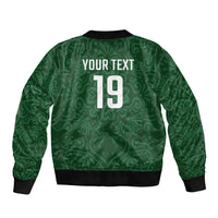 Custom Pakistan Cricket Sleeve Zip Bomber Jacket Shaheens Crescent Star Spirit