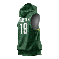 Custom Pakistan Cricket Sleeveless Hoodie Shaheens Crescent Star Spirit