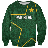 Custom Pakistan Cricket Sweatshirt Shaheens Crescent Star Spirit