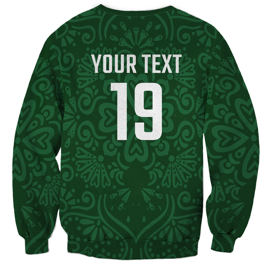 Custom Pakistan Cricket Sweatshirt Shaheens Crescent Star Spirit