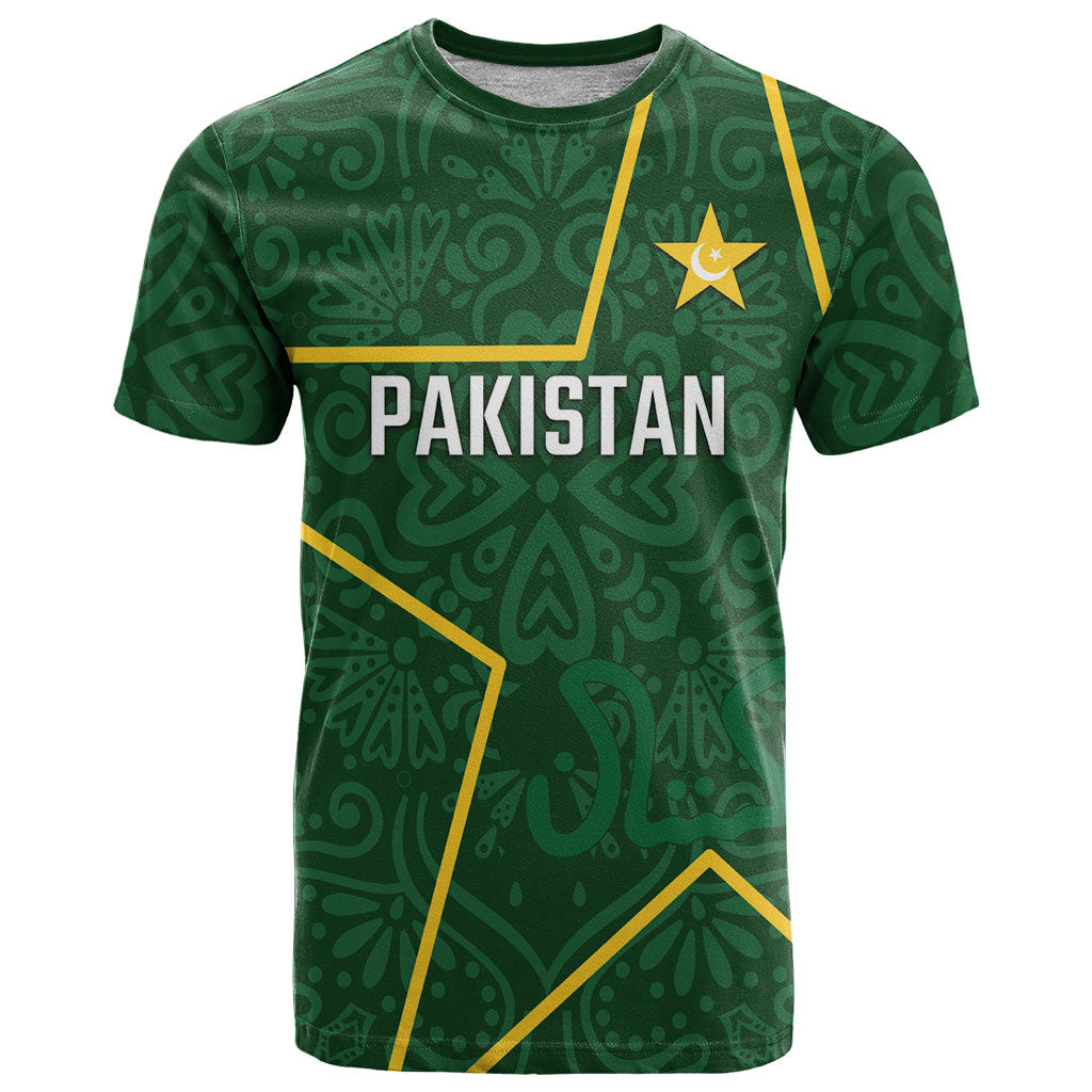 Custom Pakistan Cricket T Shirt Shaheens Crescent Star Spirit