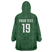Custom Pakistan Cricket Wearable Blanket Hoodie Shaheens Crescent Star Spirit