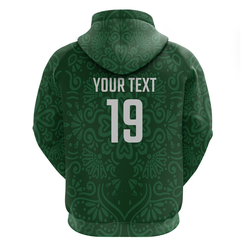 Custom Pakistan Cricket Zip Hoodie Shaheens Crescent Star Spirit