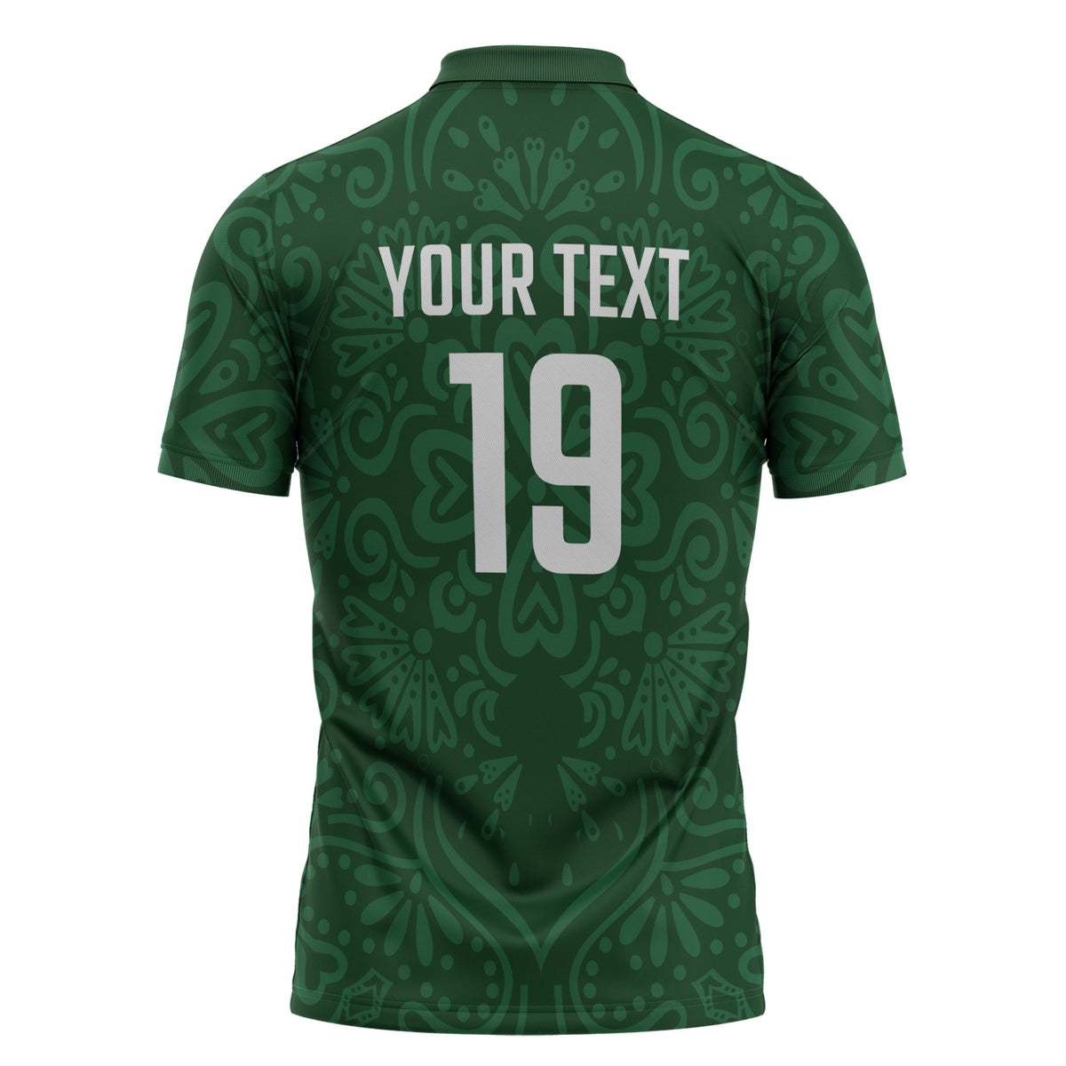 Custom Pakistan Cricket Zipper Polo Shirt Shaheens Crescent Star Spirit