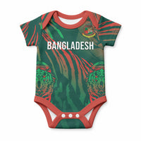 Custom Bangladesh Cricket Baby Onesie Royal Bengal Tiger Spirit