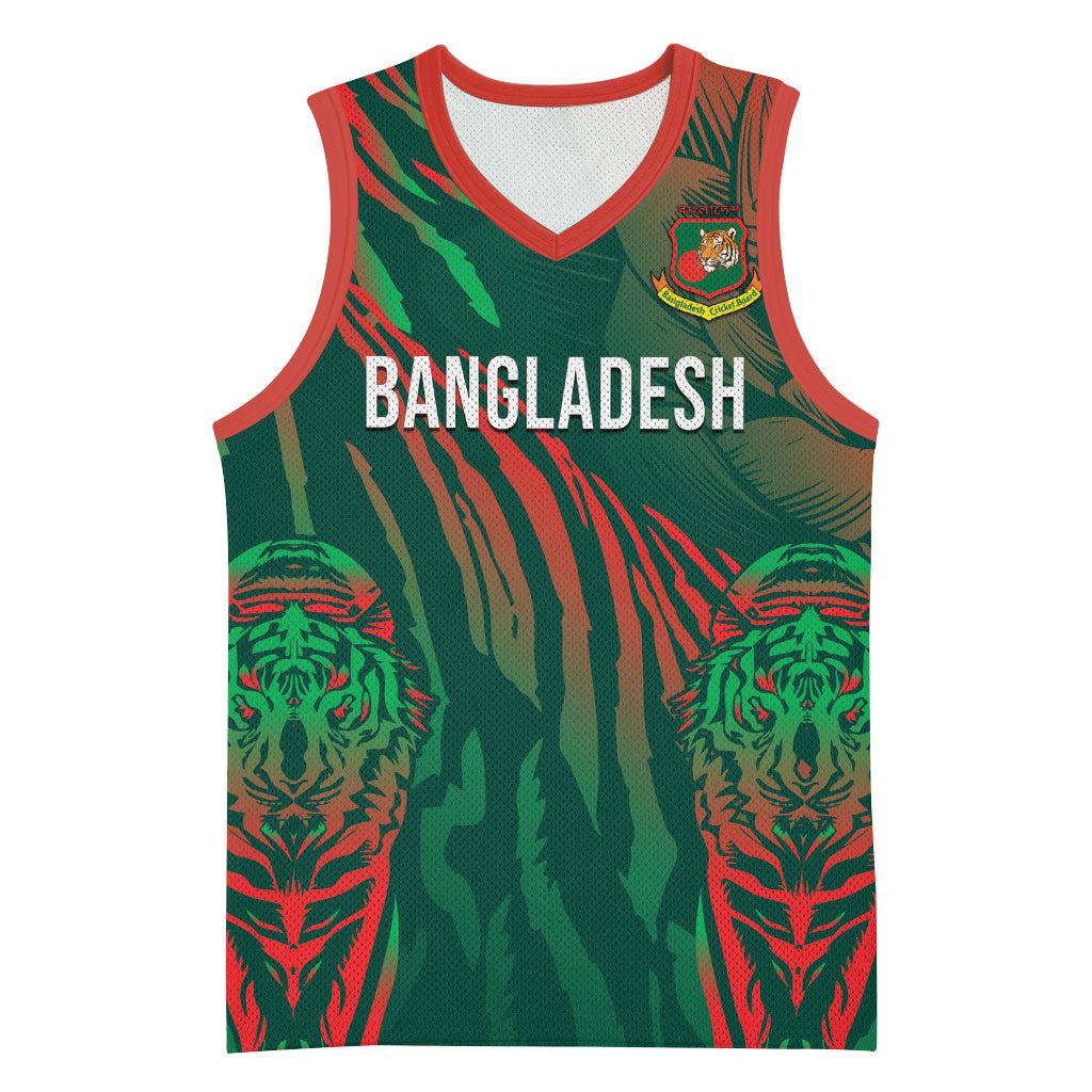 Custom Bangladesh Cricket Basketball Jersey Royal Bengal Tiger Spirit