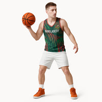 Custom Bangladesh Cricket Basketball Jersey Royal Bengal Tiger Spirit