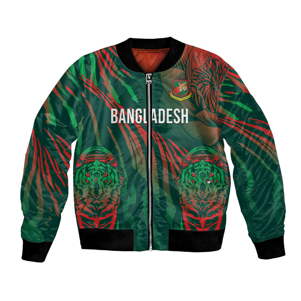 Custom Bangladesh Cricket Bomber Jacket Royal Bengal Tiger Spirit