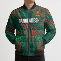 Custom Bangladesh Cricket Bomber Puffer Jacket Royal Bengal Tiger Spirit