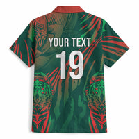 Custom Bangladesh Cricket Hawaiian Shirt Royal Bengal Tiger Spirit