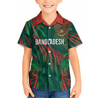 Custom Bangladesh Cricket Hawaiian Shirt Royal Bengal Tiger Spirit