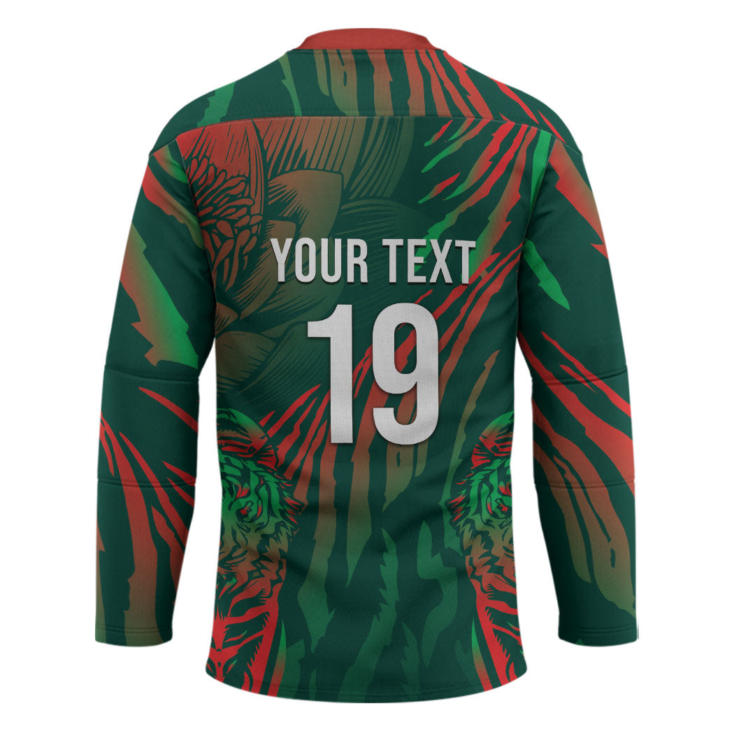 Custom Bangladesh Cricket Hockey Jersey Royal Bengal Tiger Spirit