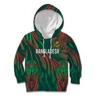 Custom Bangladesh Cricket Kid Hoodie Royal Bengal Tiger Spirit