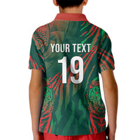 Custom Bangladesh Cricket Kid Polo Shirt Royal Bengal Tiger Spirit