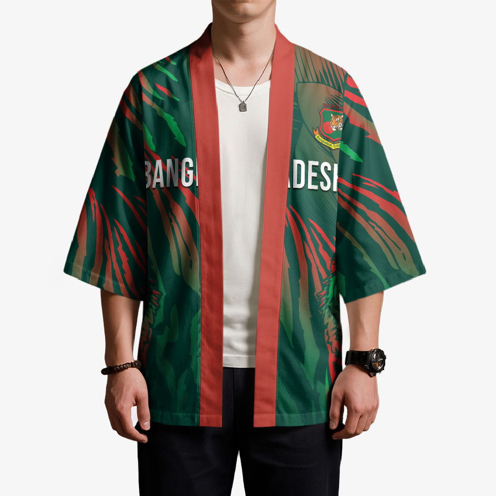 Custom Bangladesh Cricket Kimono Royal Bengal Tiger Spirit