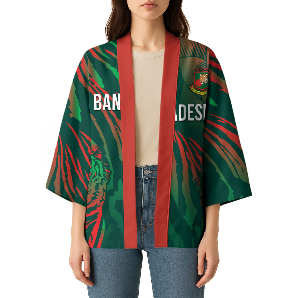 Custom Bangladesh Cricket Kimono Royal Bengal Tiger Spirit