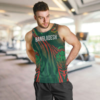 Custom Bangladesh Cricket Men Tank Top Royal Bengal Tiger Spirit