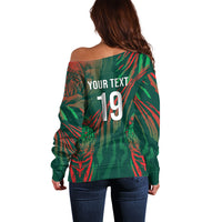 Custom Bangladesh Cricket Off Shoulder Sweater Royal Bengal Tiger Spirit