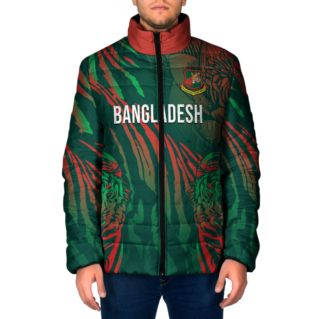 Custom Bangladesh Cricket Padded Jacket Royal Bengal Tiger Spirit