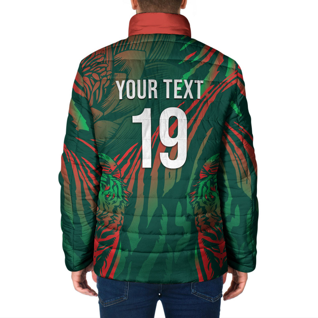 Custom Bangladesh Cricket Padded Jacket Royal Bengal Tiger Spirit