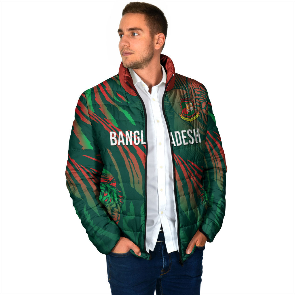 Custom Bangladesh Cricket Padded Jacket Royal Bengal Tiger Spirit