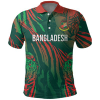 Custom Bangladesh Cricket Polo Shirt Royal Bengal Tiger Spirit