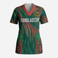 Custom Bangladesh Cricket Scrub Top Royal Bengal Tiger Spirit