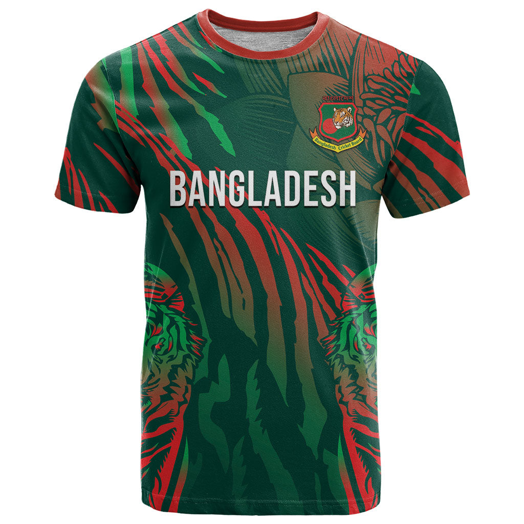 Custom Bangladesh Cricket T Shirt Royal Bengal Tiger Spirit