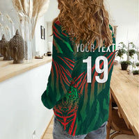 Custom Bangladesh Cricket Women Casual Shirt Royal Bengal Tiger Spirit