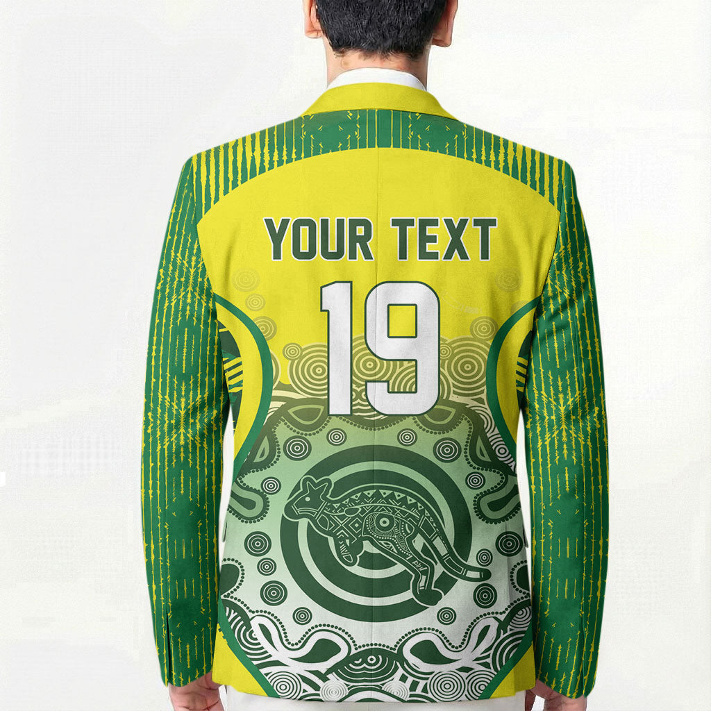 Custom Australia Cricket Blazer Aboriginal Kangaroo Southern Cross