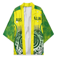 Custom Australia Cricket Kimono Aboriginal Kangaroo Southern Cross