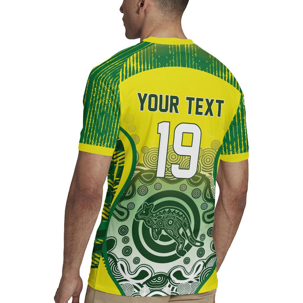 Custom Australia Cricket Rugby Jersey Aboriginal Kangaroo Southern Cross