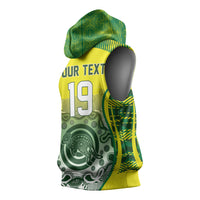 Custom Australia Cricket Sleeveless Hoodie Aboriginal Kangaroo Southern Cross