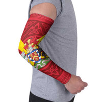 Personalized Anglesey Ynys Mon Arm Sleeves Map and Emblem Celtic Style - Wonder Print Shop