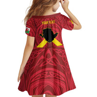 Personalized Anglesey Ynys Mon Family Matching Off Shoulder Short Dress and Hawaiian Shirt Map and Emblem Celtic Style - Wonder Print Shop