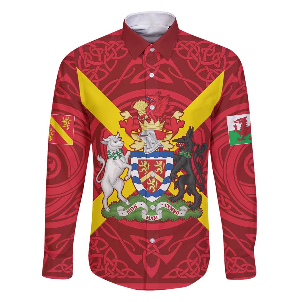 Personalized Anglesey Ynys Mon Family Matching Puletasi and Hawaiian Shirt Map and Emblem Celtic Style - Wonder Print Shop