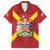 Personalized Anglesey Ynys Mon Family Matching Short Sleeve Bodycon Dress and Hawaiian Shirt Map and Emblem Celtic Style - Wonder Print Shop