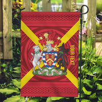 Personalized Anglesey Ynys Mon Garden Flag Map and Emblem Celtic Style - Wonder Print Shop