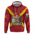Personalized Anglesey Ynys Mon Hoodie Map and Emblem Celtic Style - Wonder Print Shop