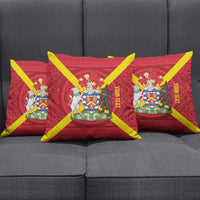 Personalized Anglesey Ynys Mon Pillow Cover Map and Emblem Celtic Style - Wonder Print Shop