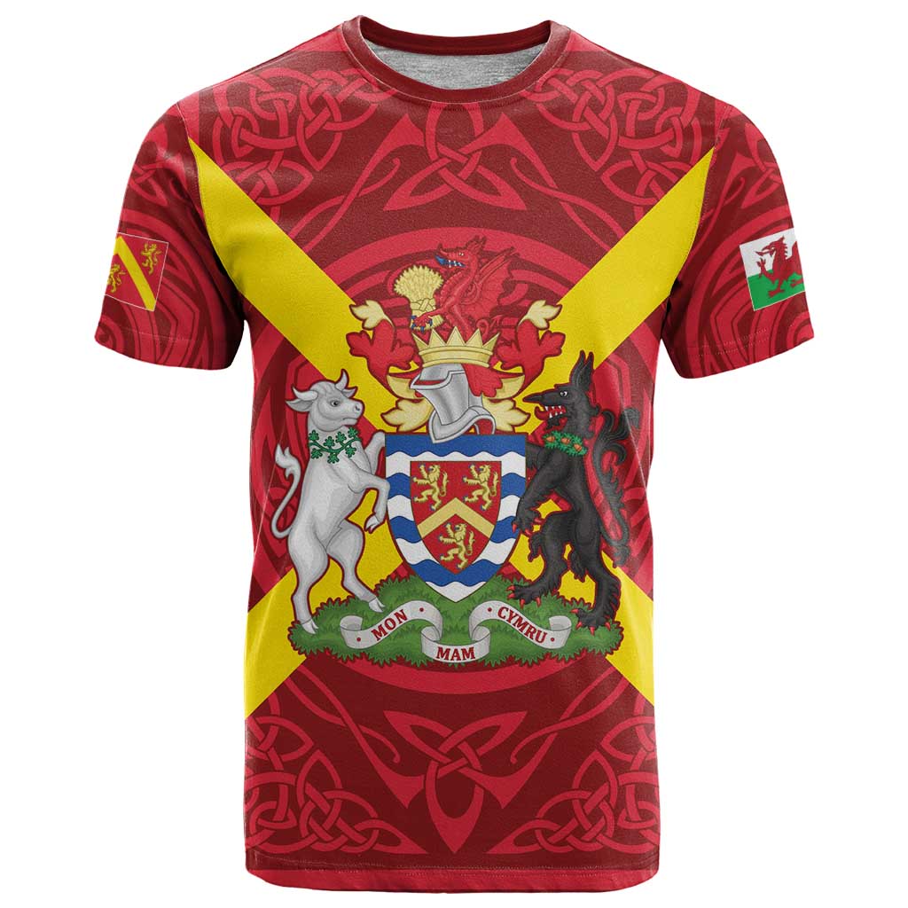 Personalized Anglesey Ynys Mon T Shirt Map and Emblem Celtic Style - Wonder Print Shop