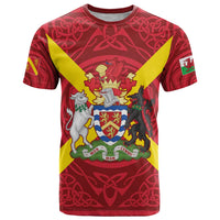 Personalized Anglesey Ynys Mon T Shirt Map and Emblem Celtic Style - Wonder Print Shop