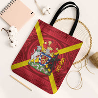 Personalized Anglesey Ynys Mon Tote Bag Map and Emblem Celtic Style - Wonder Print Shop