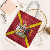 Personalized Anglesey Ynys Mon Tote Bag Map and Emblem Celtic Style - Wonder Print Shop