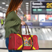 Personalized Anglesey Ynys Mon Travel Bag Map and Emblem Celtic Style - Wonder Print Shop