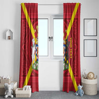 Personalized Anglesey Ynys Mon Window Curtain Map and Emblem Celtic Style - Wonder Print Shop