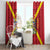 Personalized Anglesey Ynys Mon Window Curtain Map and Emblem Celtic Style - Wonder Print Shop