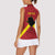 Personalized Anglesey Ynys Mon Women Sleeveless Polo Shirt Map and Emblem Celtic Style - Wonder Print Shop