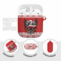 Poland Christmas AirPods Case Polish Eagle with Flag Style - Wonder Print Shop